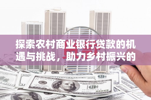 瑶海探索农村商业银行贷款的机遇与挑战，助力乡村振兴的金融引擎