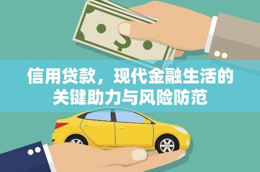 瑶海信用贷款，现代金融生活的关键助力与风险防范