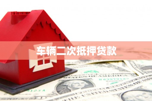 瑶海车辆二次抵押贷款