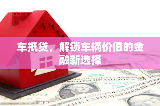 瑶海车抵贷，解锁车辆价值的金融新选择