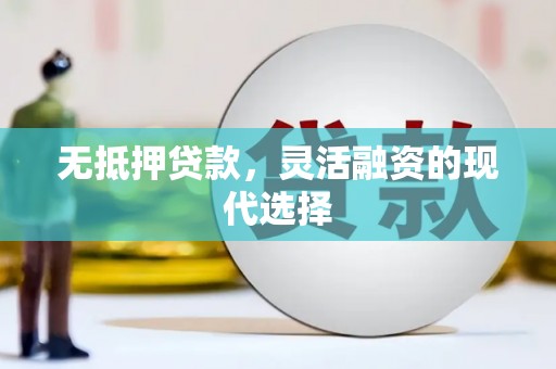 瑶海无抵押贷款，灵活融资的现代选择
