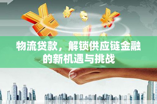 瑶海物流贷款，解锁供应链金融的新机遇与挑战