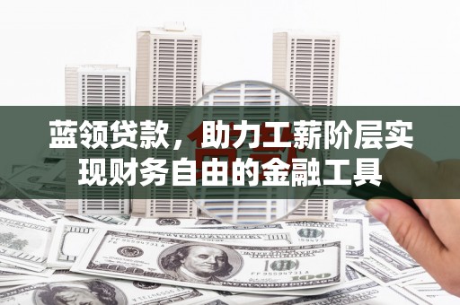 瑶海蓝领贷款，助力工薪阶层实现财务自由的金融工具